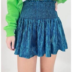 NWOT Queen Of Sparkles  Metallic Swing skirt M